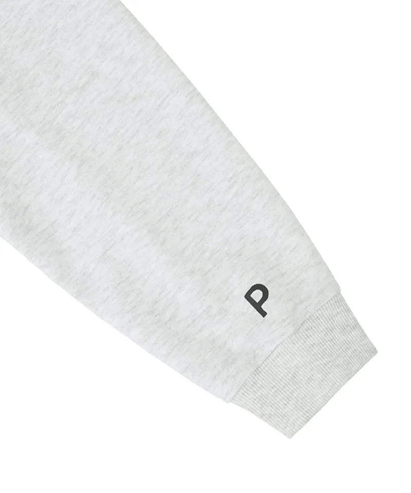 PIV'VEE Smiley Sweatshirt - Snow Gray
