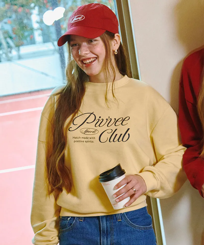 PIV'VEE Sports Club Sweatshirt - Mist Yellow