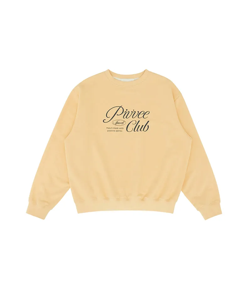 PIV'VEE Sports Club Sweatshirt - Mist Yellow