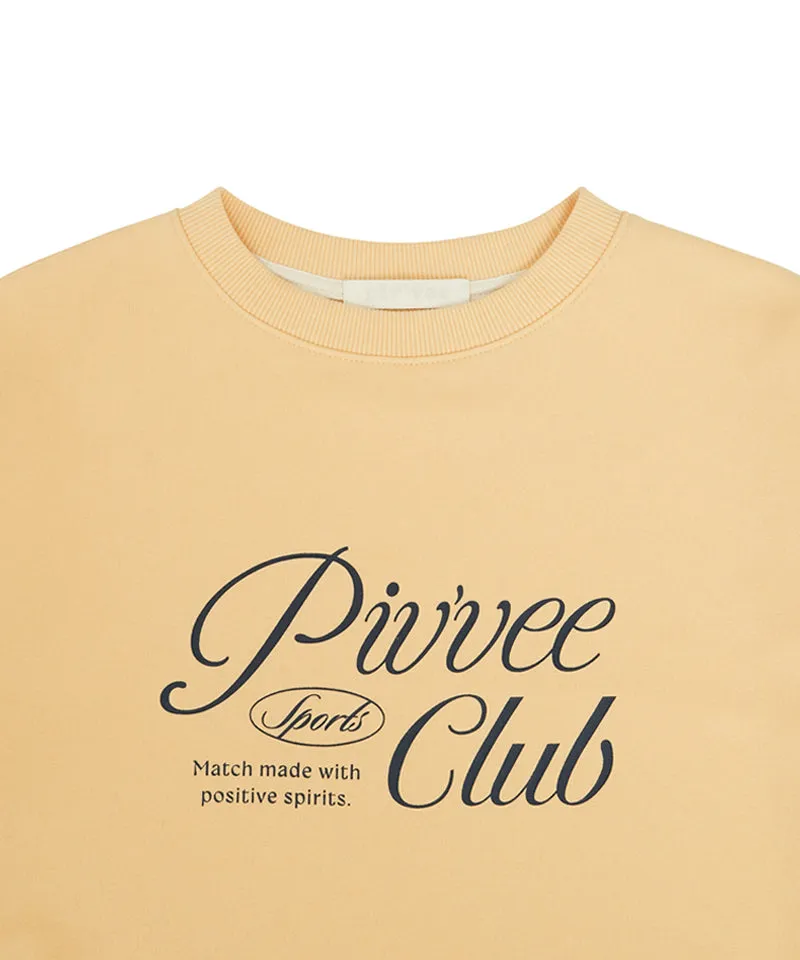 PIV'VEE Sports Club Sweatshirt - Mist Yellow