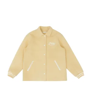 PIV'VEE Varsity Wool Jacket - Mist Yellow