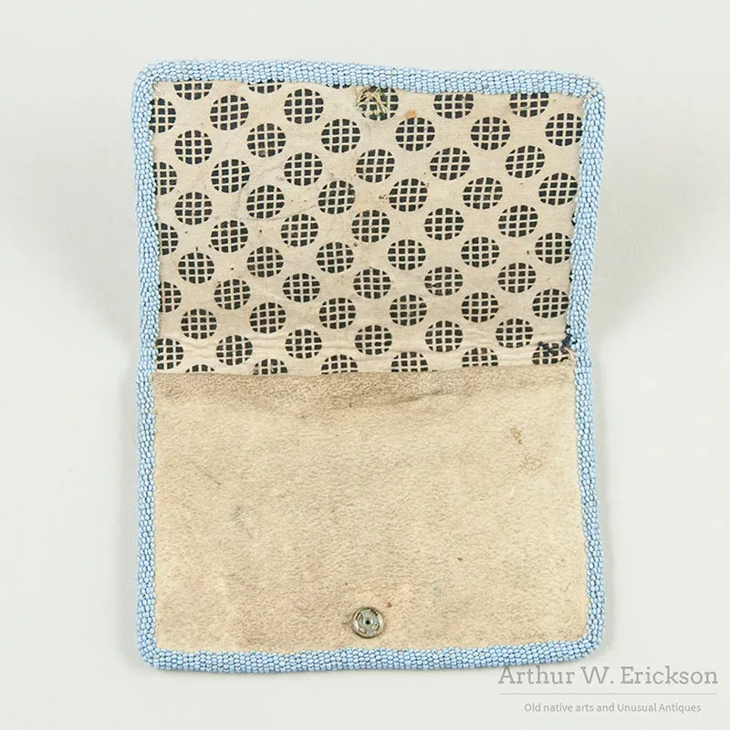 Plateau Double Sided Beaded Pocketbook with Eagle and Buffalo