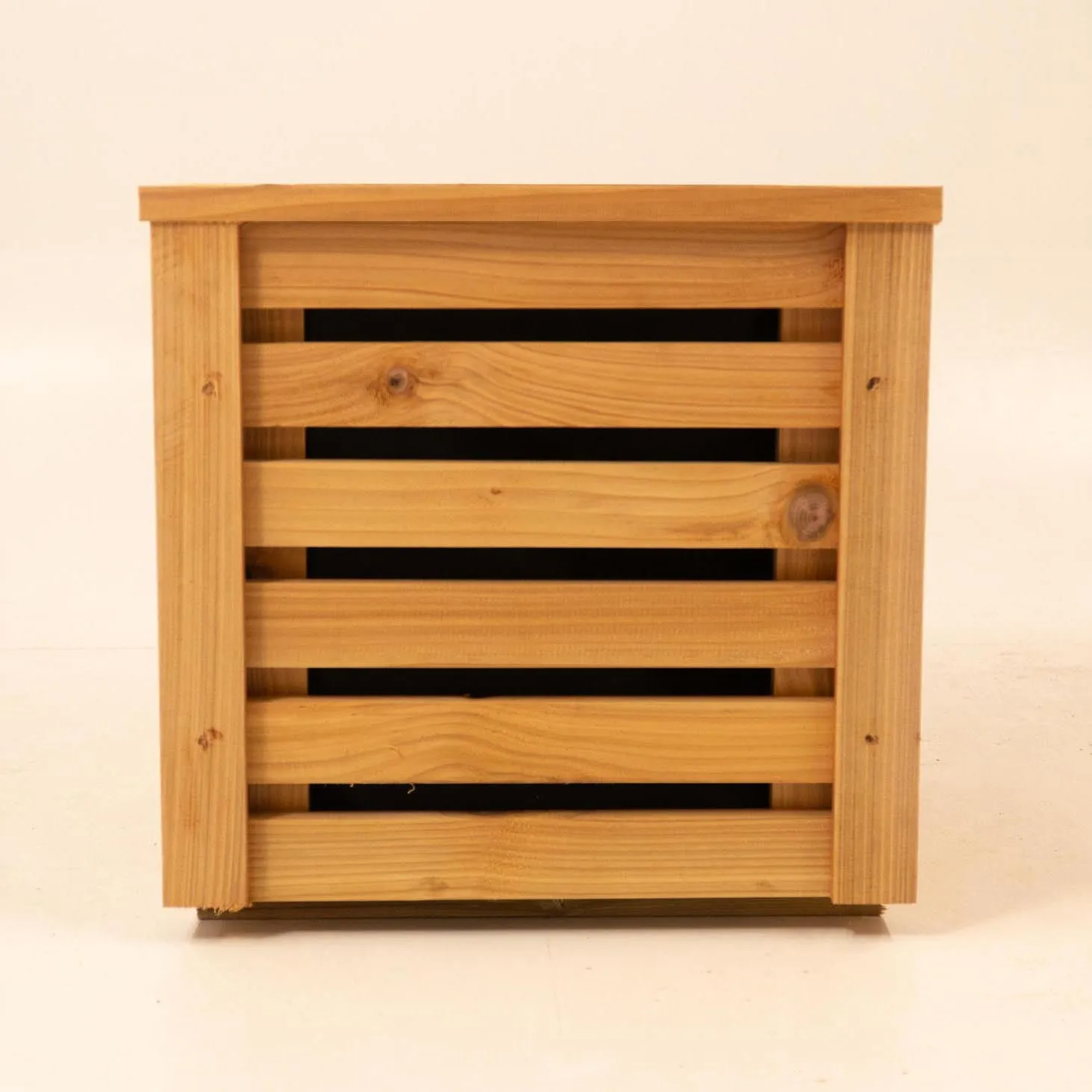 Premium Cedar Slatted Panel Planter - Horizontal