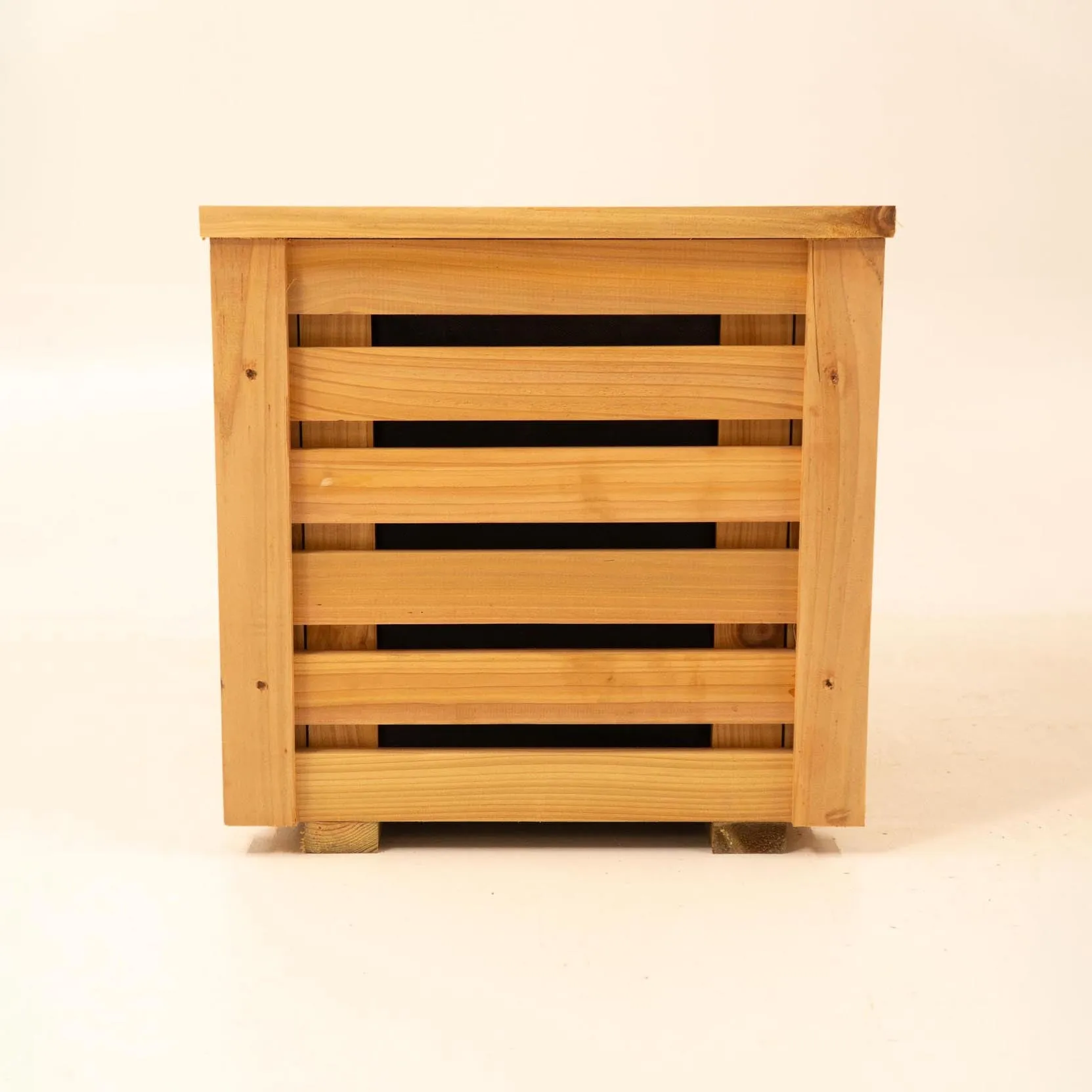 Premium Cedar Slatted Panel Planter - Horizontal