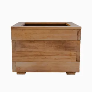 Premium Iroko Hardwood Overlap Planter