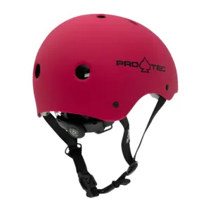 PRO-TEC JR Classic Certified skate helmet - Matte Pink