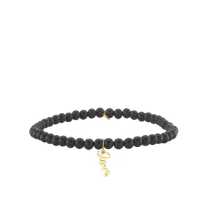 Pure Gold Tiny Love on Onyx