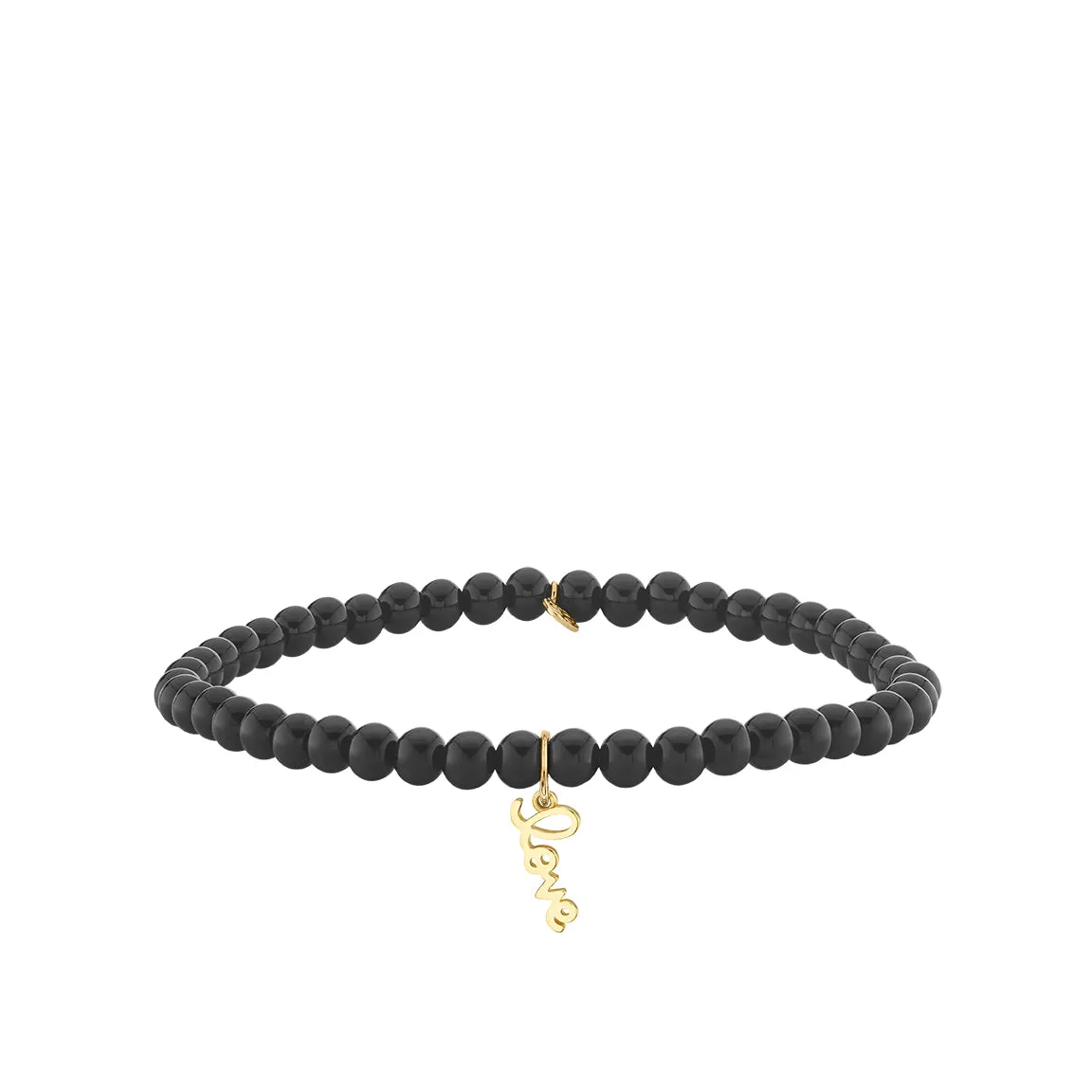 Pure Gold Tiny Love on Onyx
