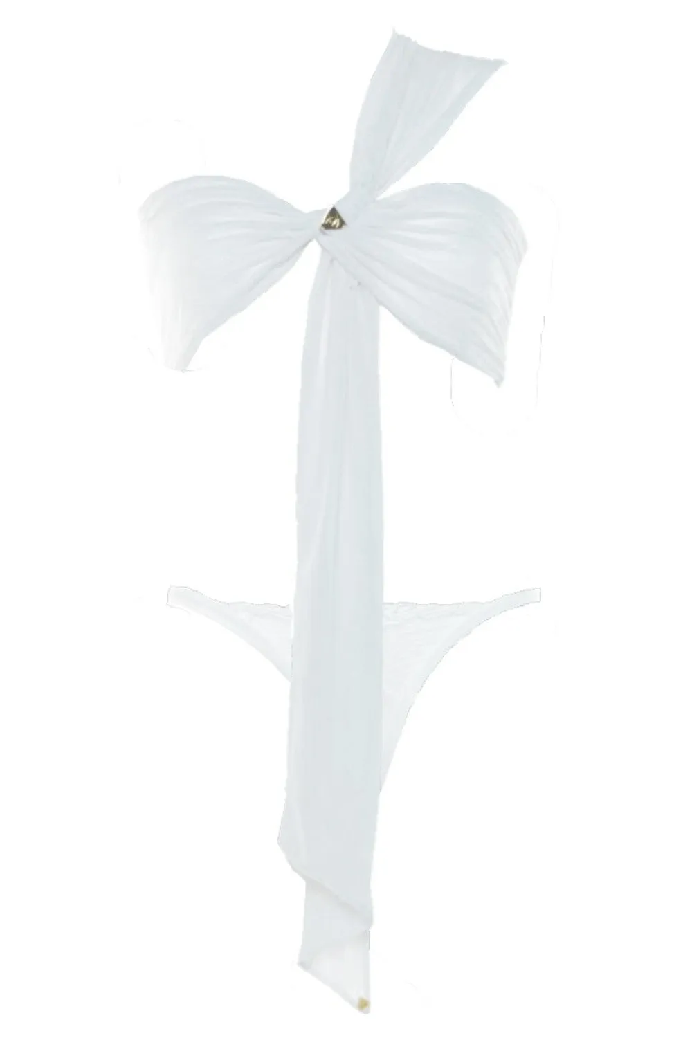 " Say I Do" Demery Jayne Wren Wrap & Tenzin Thong Romance Set