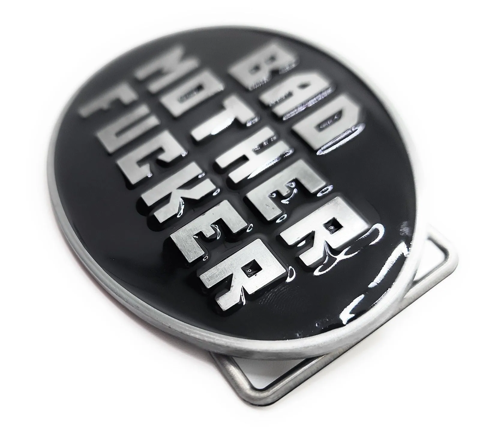 "BAD MOTHER FUCKER" Funny Vulgar Belt Buckle