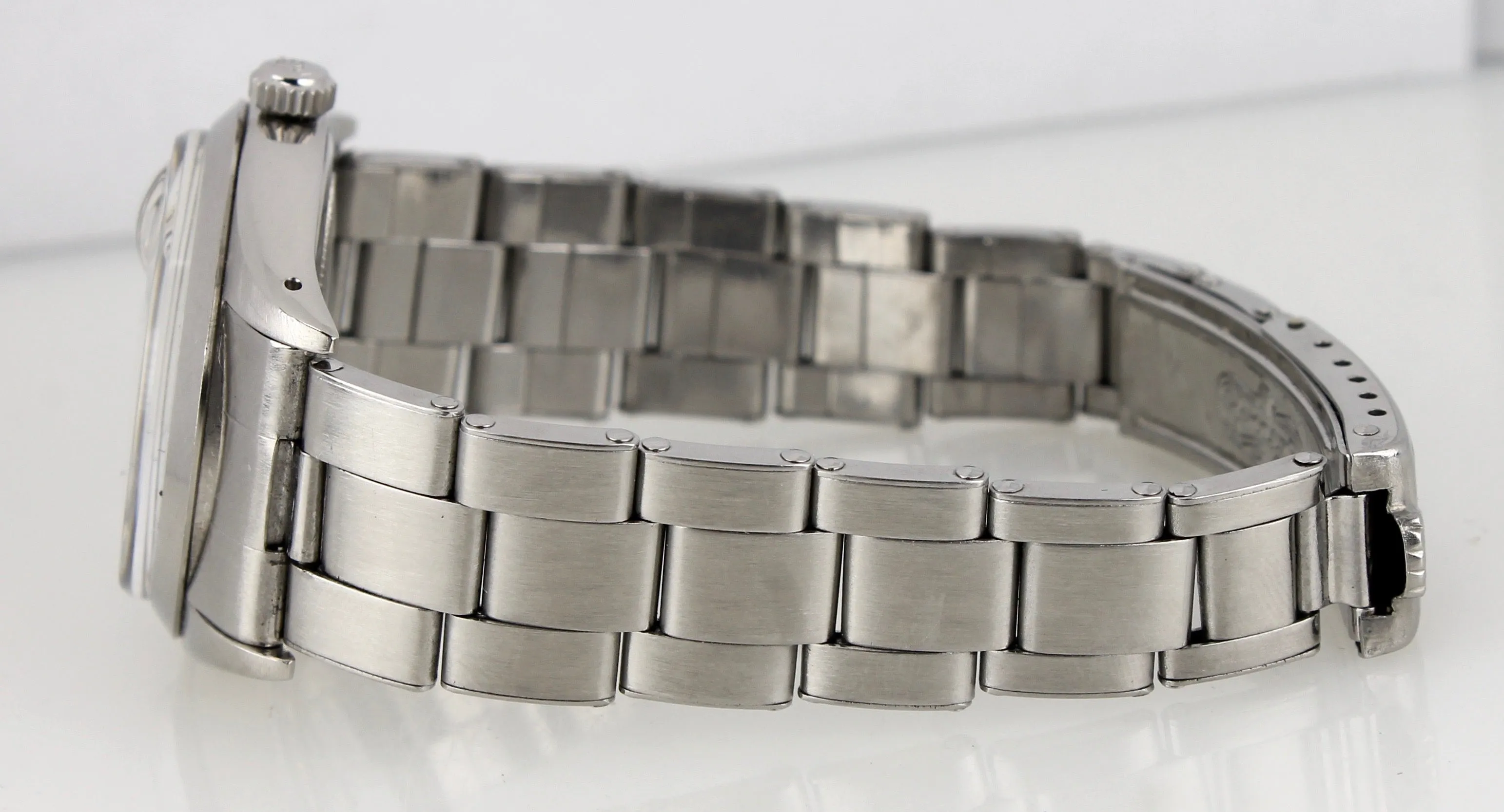 RARE Vintage 1960 Men's Rolex Oysterdate Precision 6694 Roulette 34mm Watch 6494