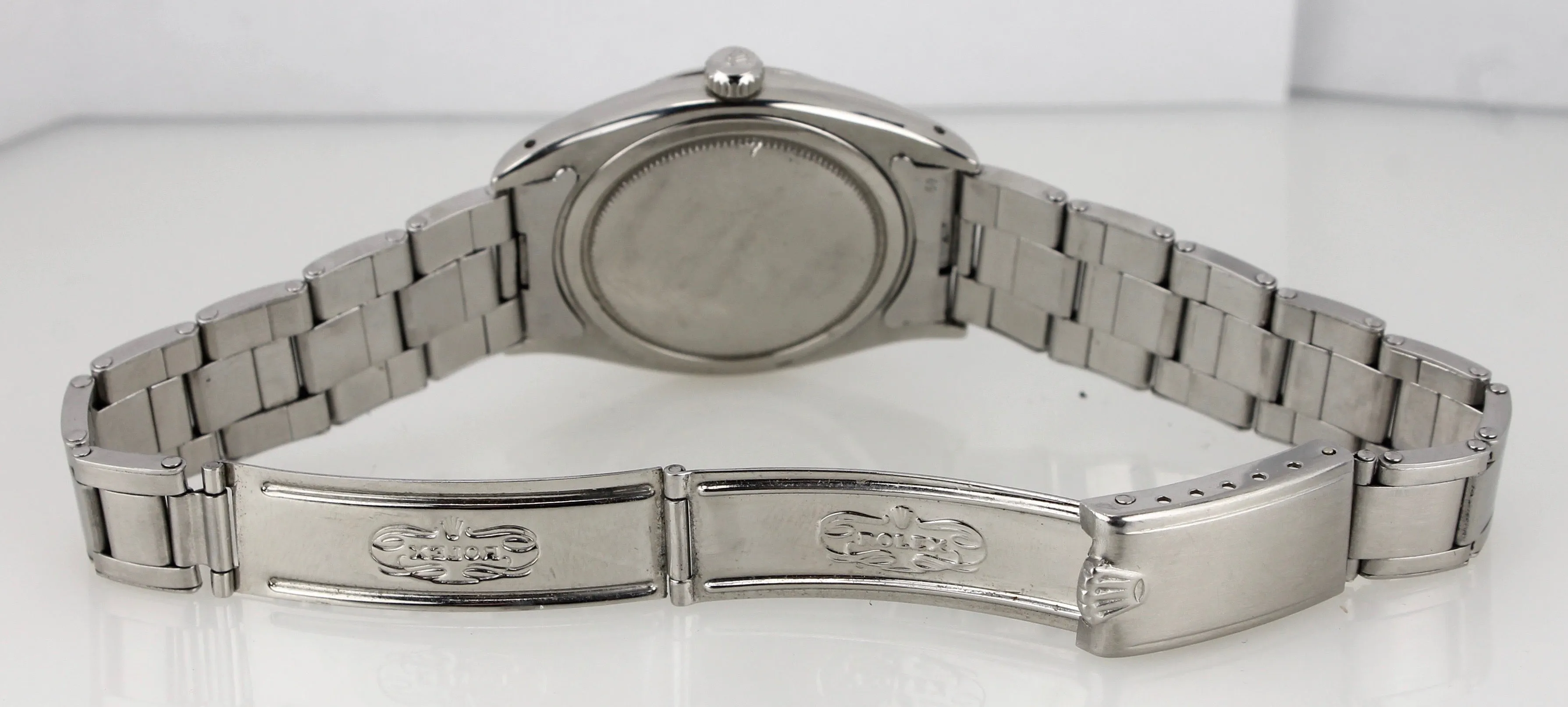 RARE Vintage 1960 Men's Rolex Oysterdate Precision 6694 Roulette 34mm Watch 6494