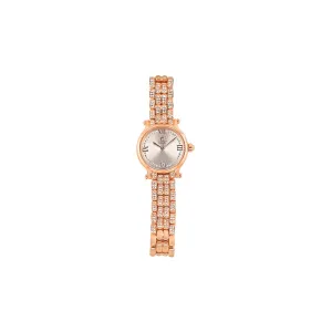 Roberto Carati Tina Rose Coloured Crystal Face Watch M9148-V3