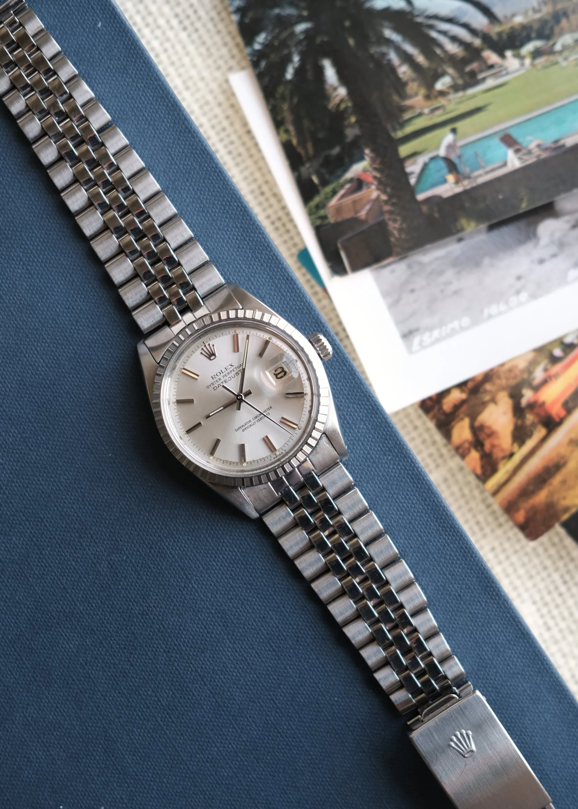 Rolex 1601 Engine Turned Bezel 1966