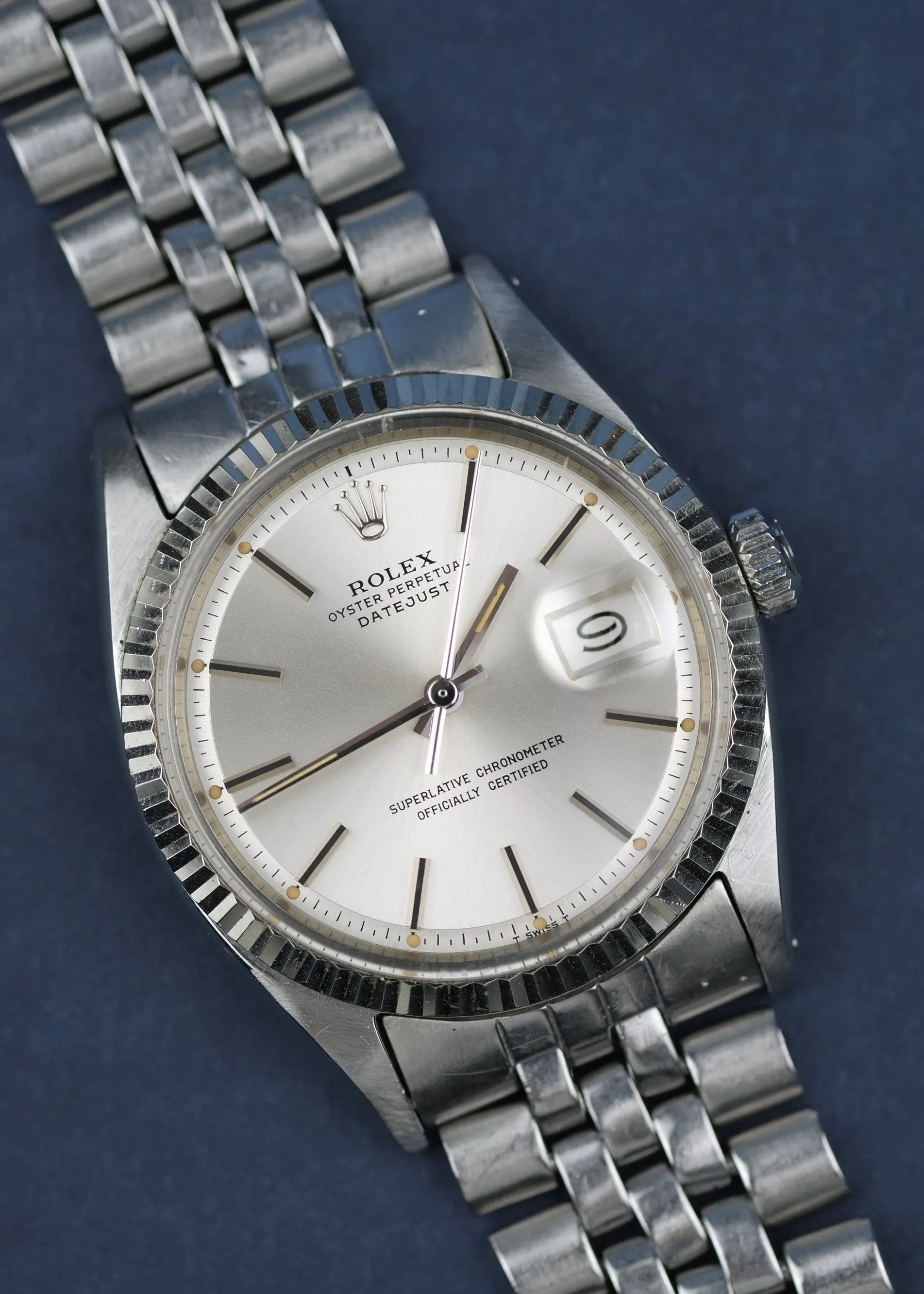 Rolex 1601 White Gold Fluted Bezel - 1966