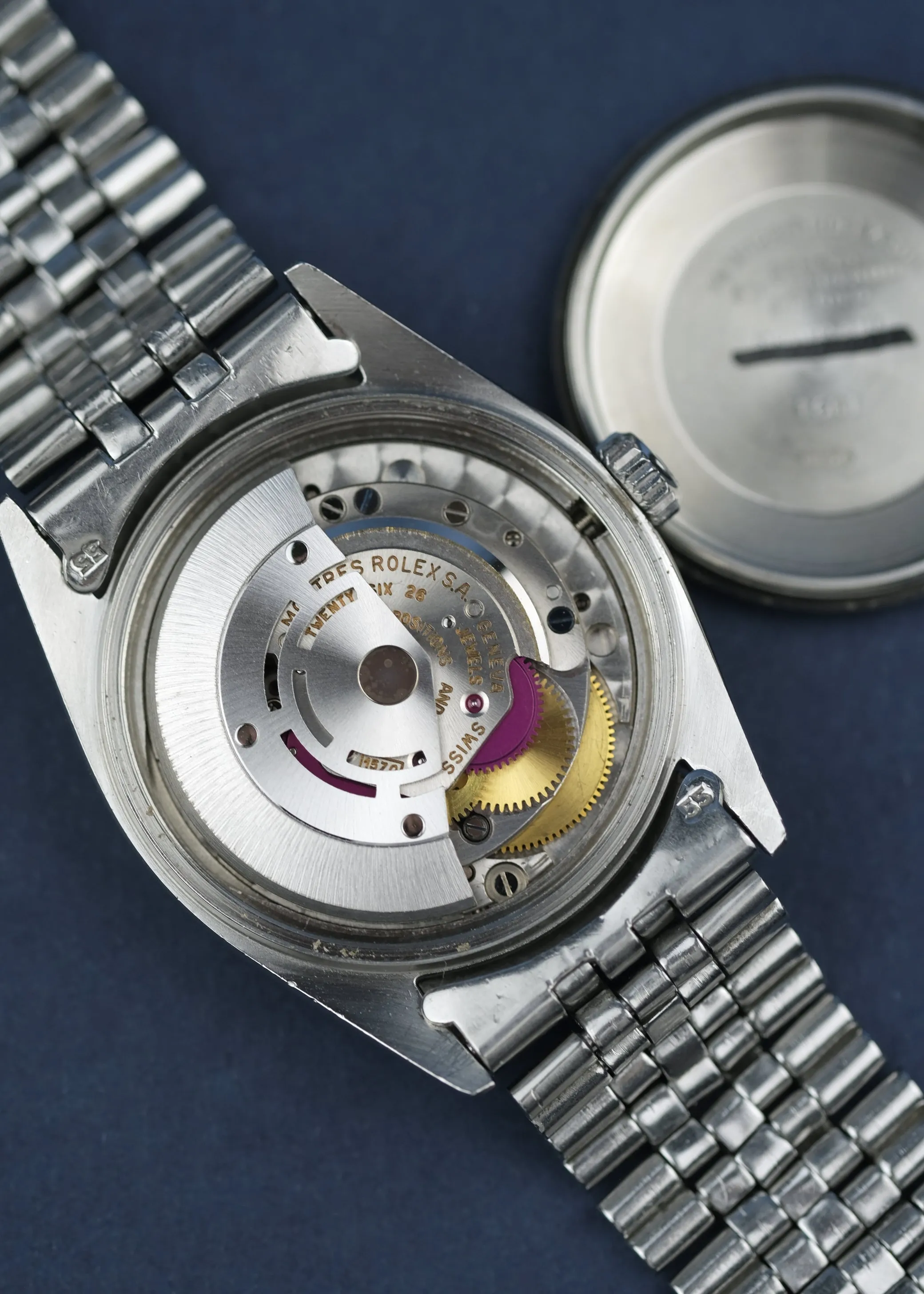 Rolex 1601 White Gold Fluted Bezel - 1966