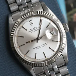 Rolex 1601 White Gold Fluted Bezel - 1966