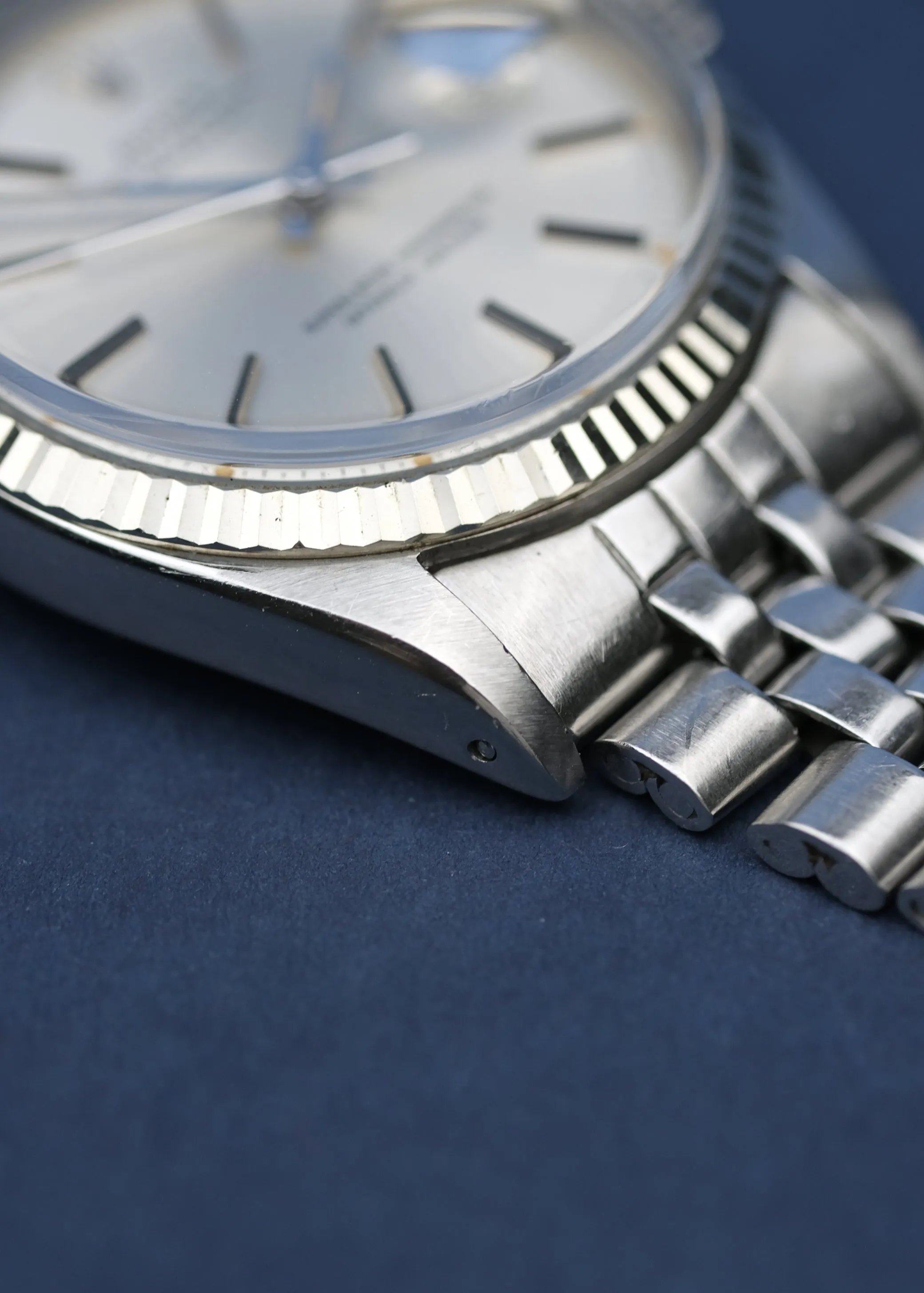 Rolex 1601 White Gold Fluted Bezel - 1966