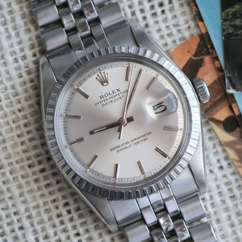 Rolex 1603 Engine Turned Bezel - 1974