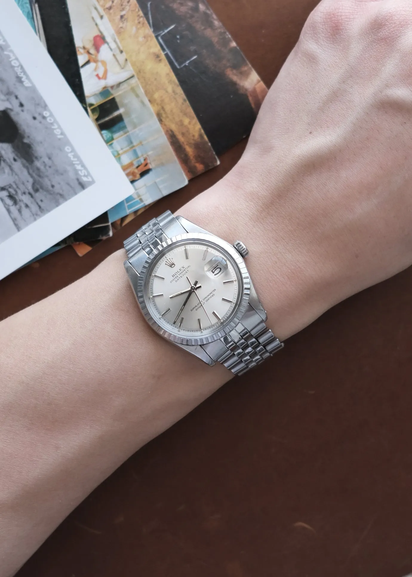 Rolex 1603 Engine Turned Bezel - 1974