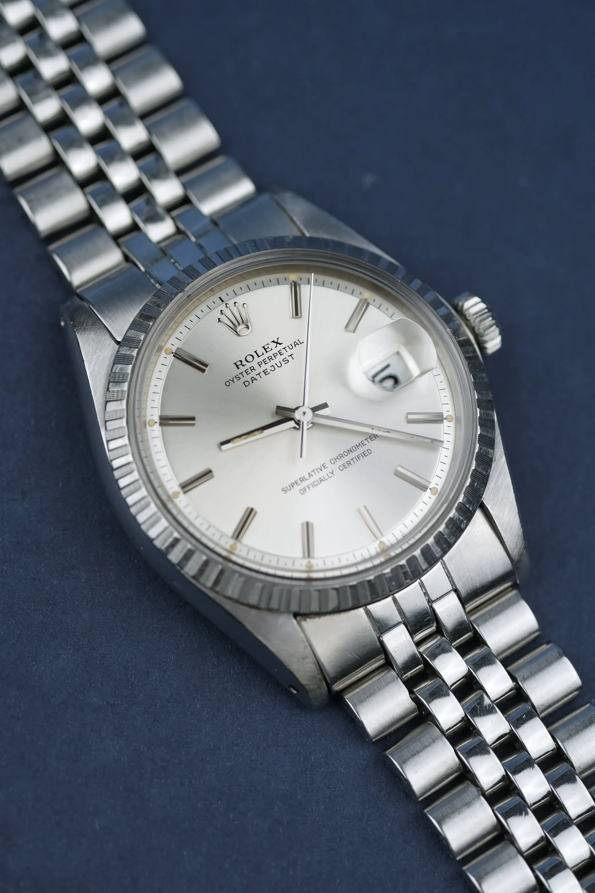 Rolex 1603 Engine Turned Bezel - 1974