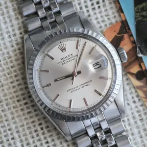 Rolex 1603 Engine Turned Bezel - 1974