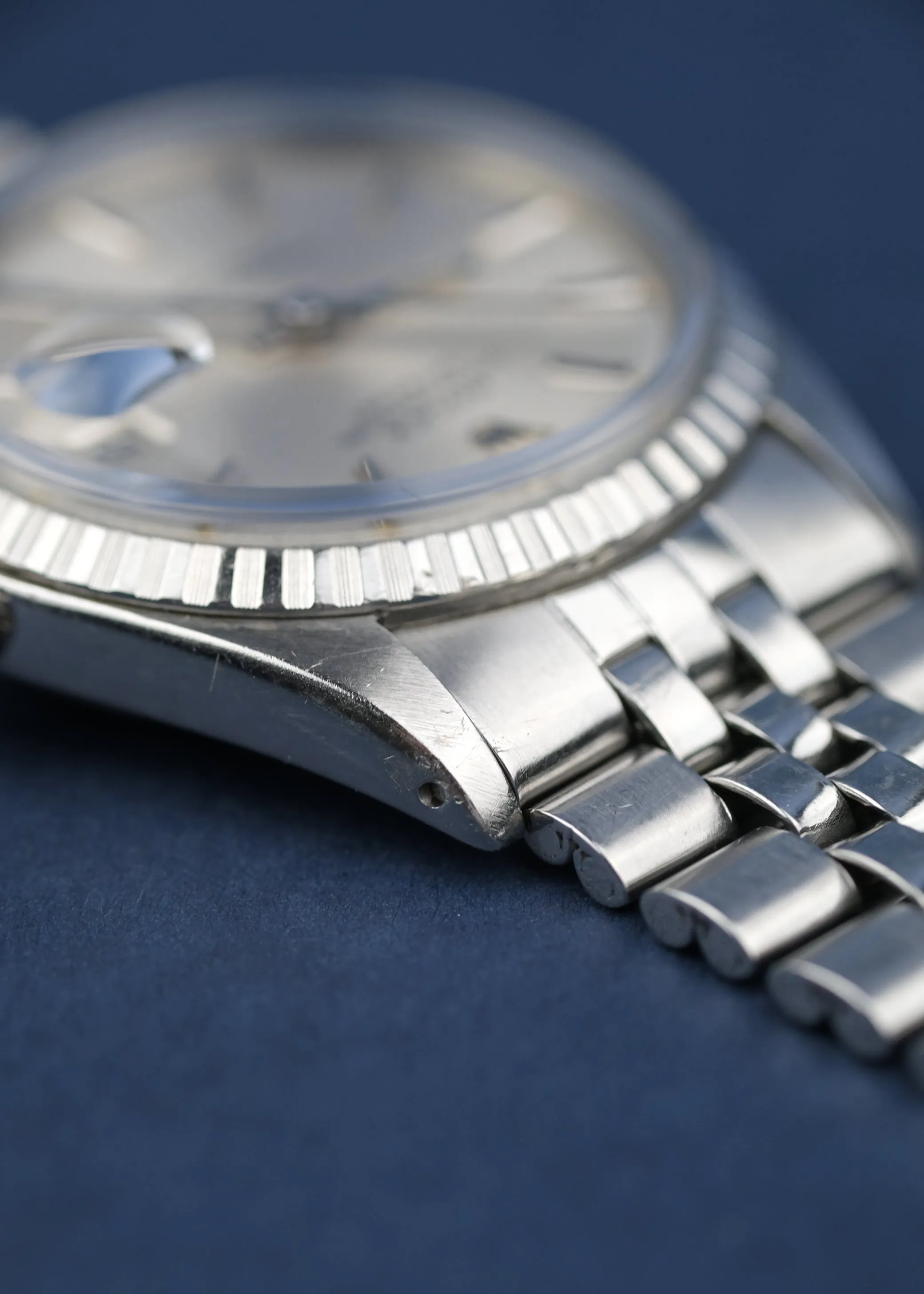 Rolex 1603 Engine Turned Bezel - 1974