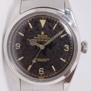 ROLEX 1953 VINTAGE EXPLORER GILT DIAL TWINS / SIBLINGS / COUPLES WATCH 6350 ONLY SOLD AS A PAIR $22,500