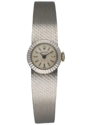 Rolex Chameleon Orchid 18k White Gold Ladies Watch