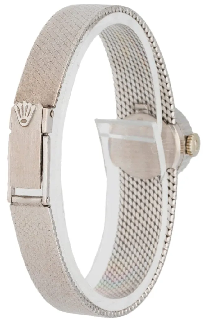 Rolex Chameleon Orchid 18k White Gold Ladies Watch