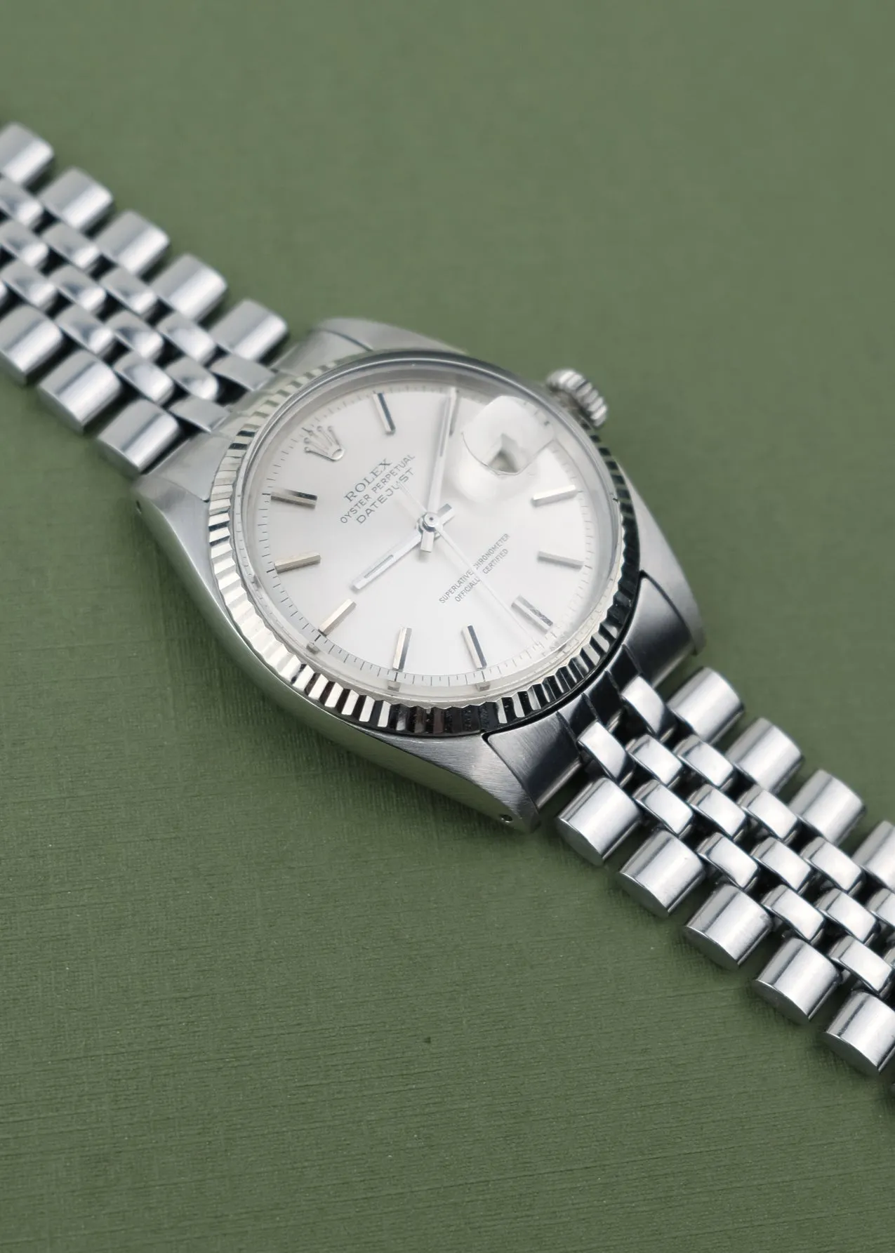Rolex Datejust 1601 White Gold 1971