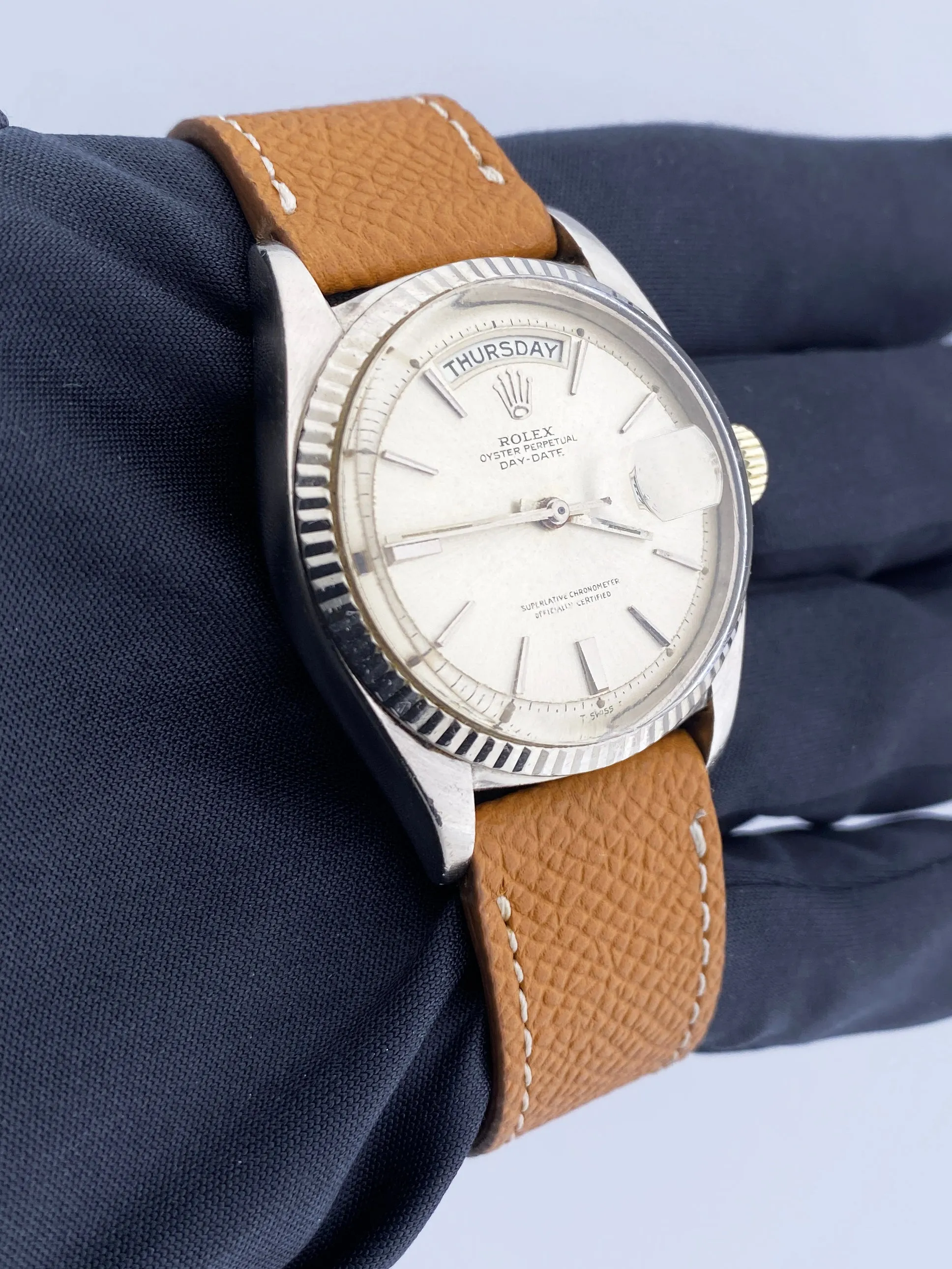 Rolex  Day Date 1803 18K White Gold Mens Watch