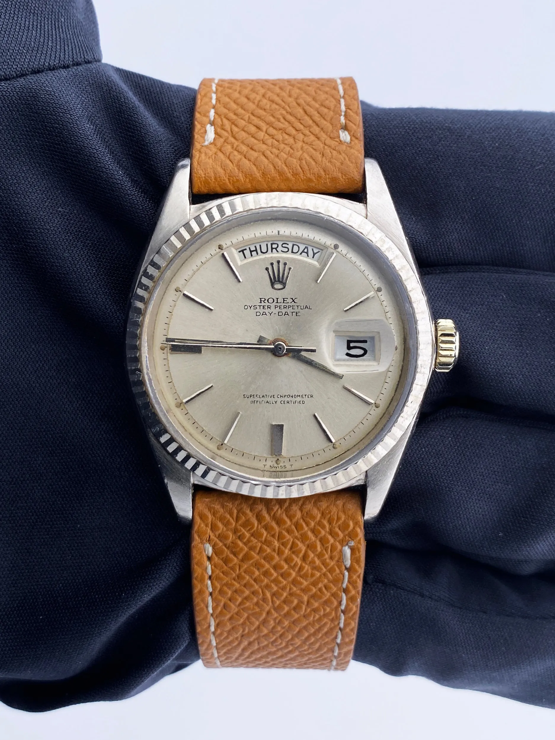 Rolex  Day Date 1803 18K White Gold Mens Watch