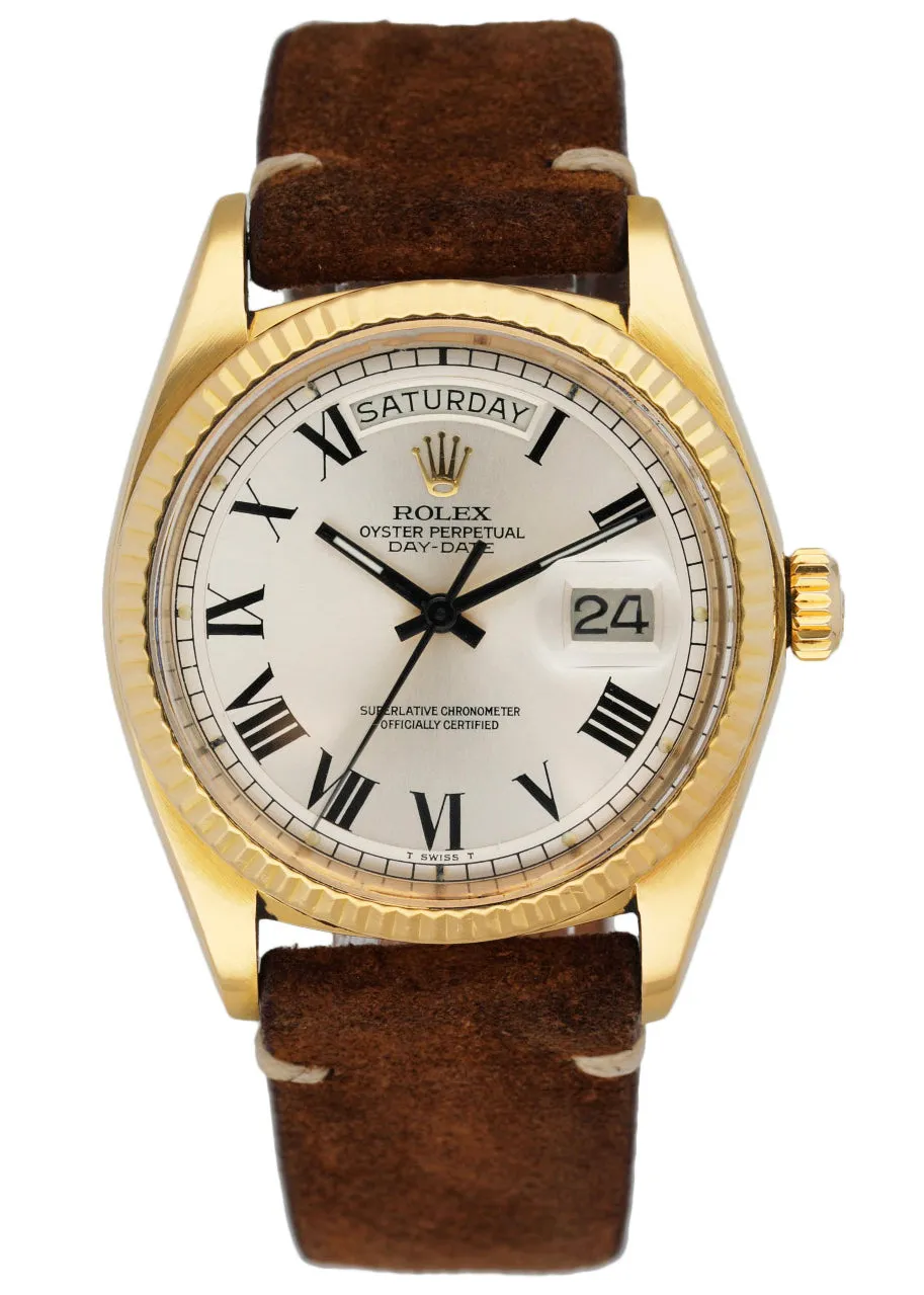 Rolex  Day Date 1803 18K Yellow Gold Buckley Dial Mens Watch