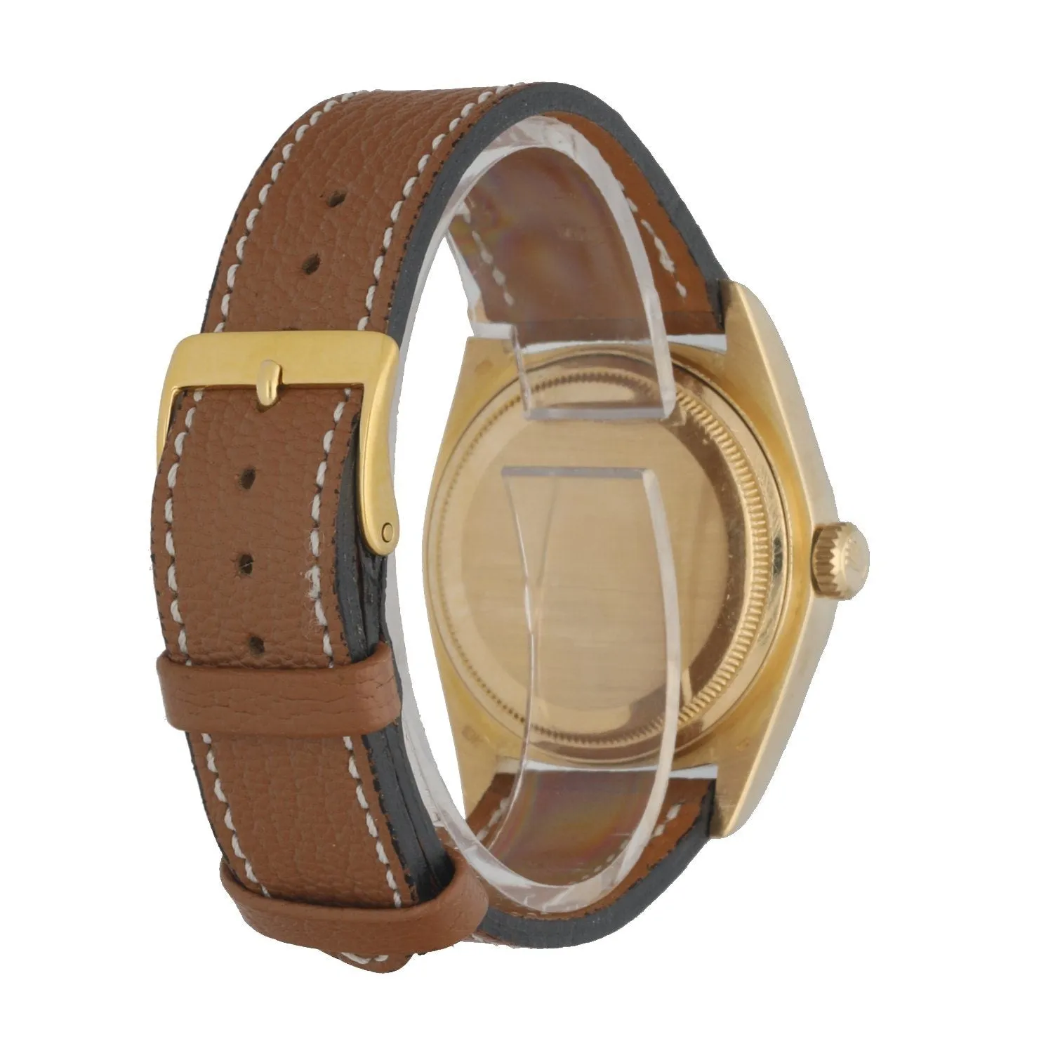 Rolex Day Date 18038 Leather Strap Men's Watch