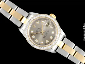 Rolex Ladies 2-Tone Datejust, 79163 - 18K Gold, Stainless Steel & Over 2 Carats of Diamonds