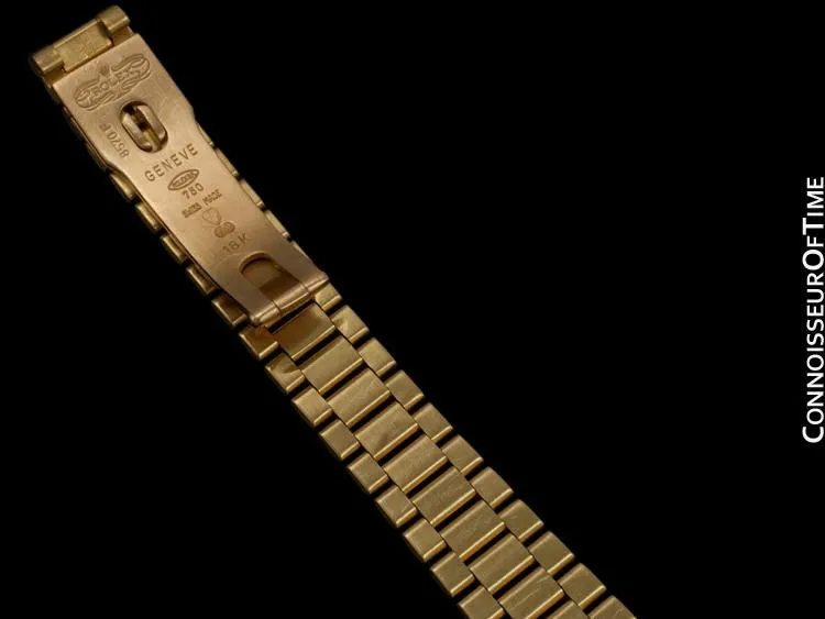 Rolex Ladies President Datejust, 69178 - 18K Gold & Rolex Factory Onyx Dial