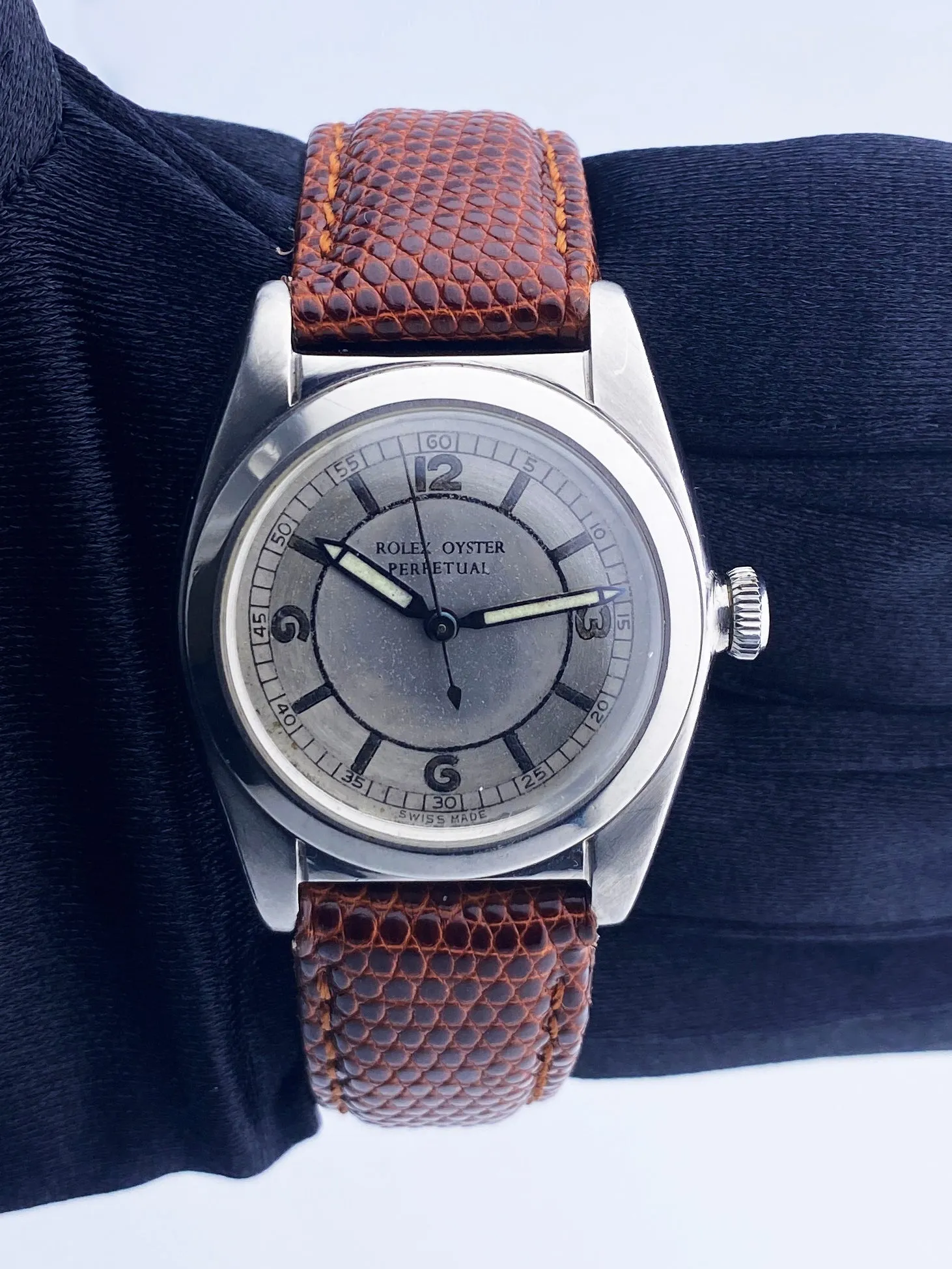 Rolex Oyster Perpetual 2940 Bubbleback Mens Watch