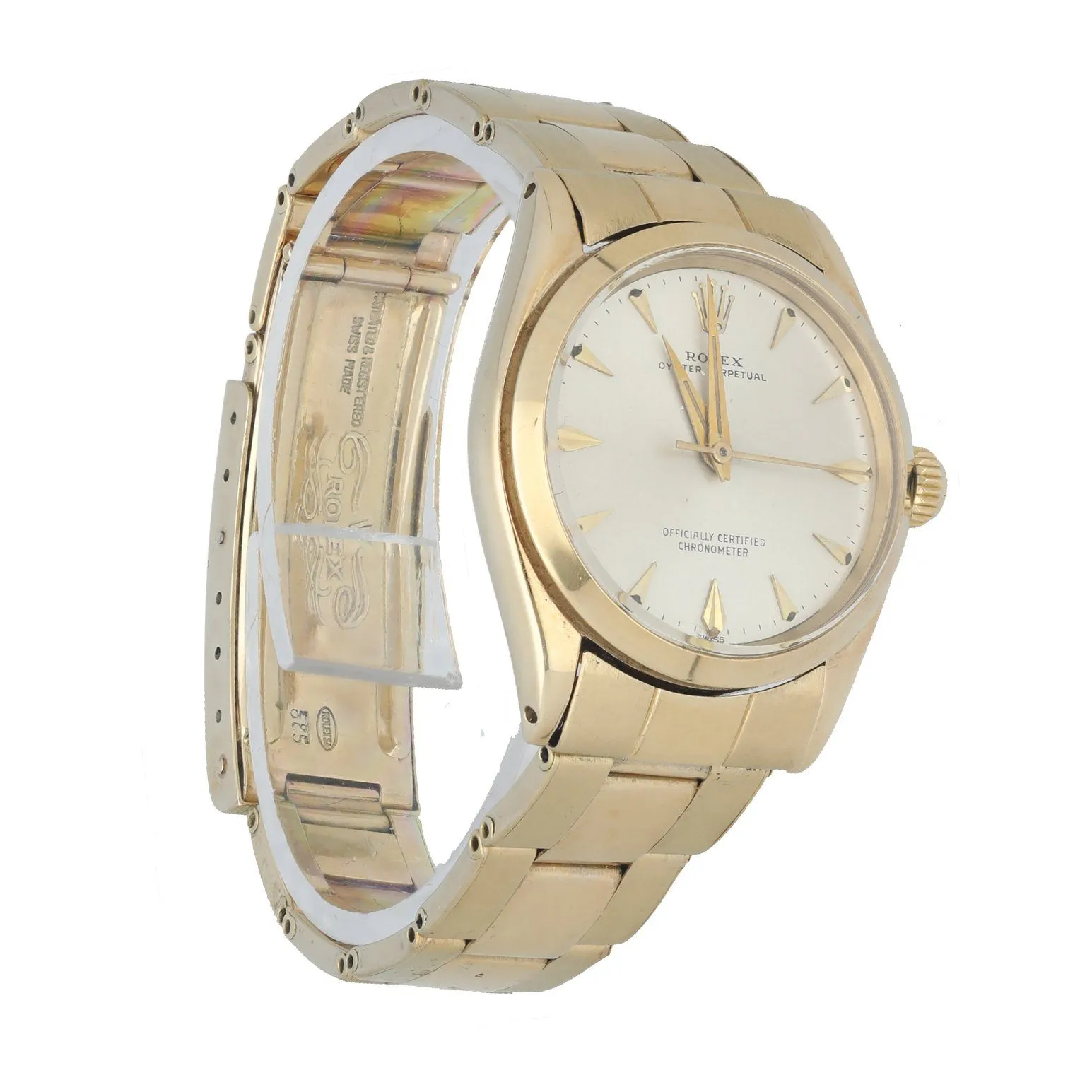 Rolex Oyster Perpetual 6548 14K Yellow Gold Ladies Watch