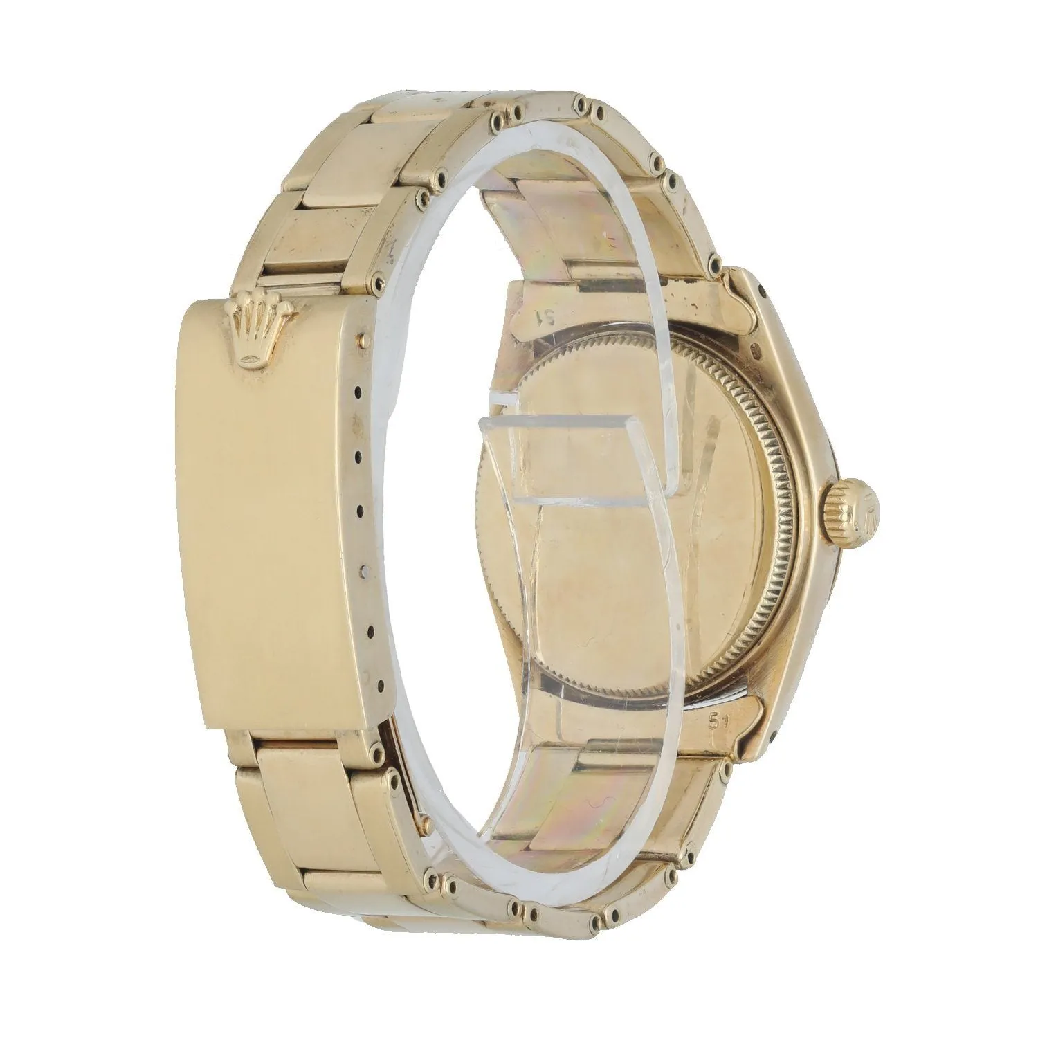 Rolex Oyster Perpetual 6548 14K Yellow Gold Ladies Watch