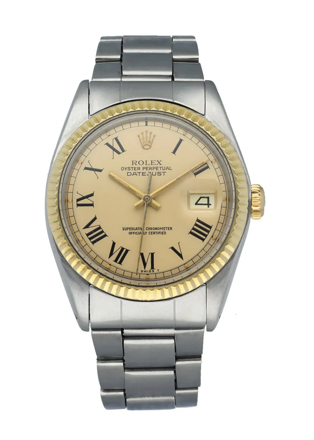 Rolex Oyster Perpetual Datejust 1601 Mens Watch Box & Papers