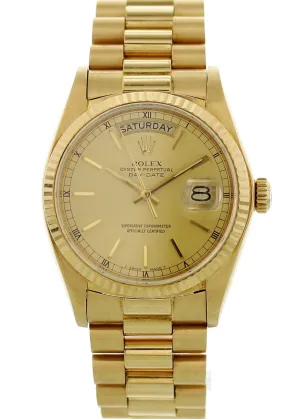 Rolex Oyster Perpetual Day-Date President 18038 Mens Watch