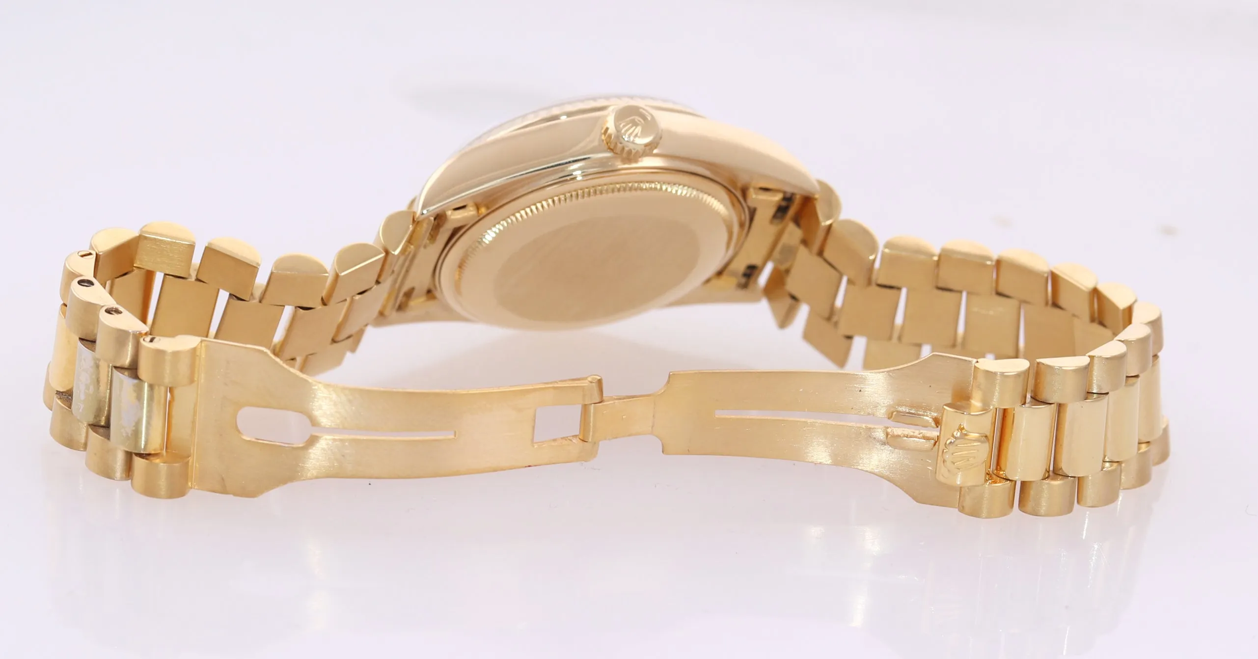 Rolex President Day Date 36mm 18038 18k Yellow Gold White Roman Quickset Watch