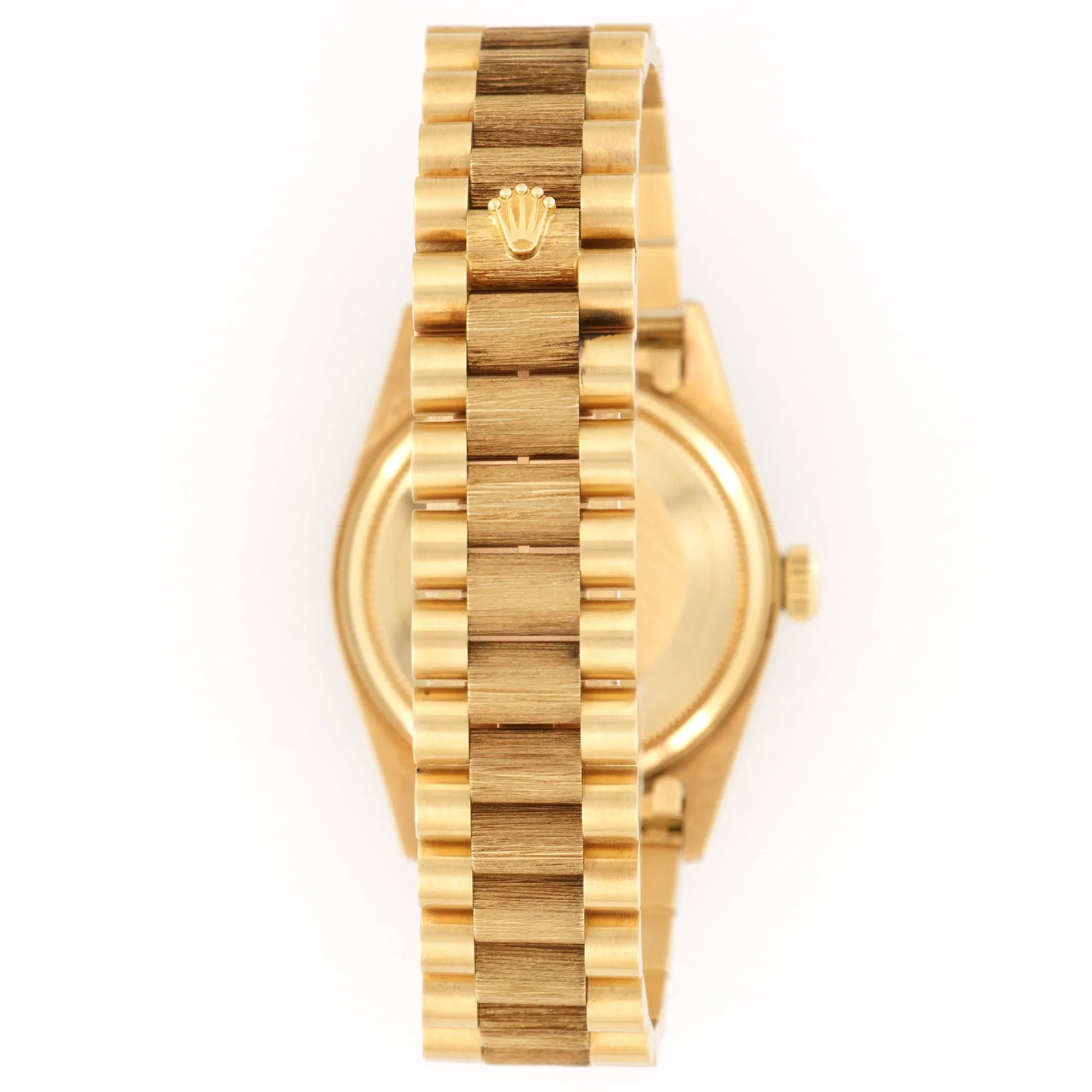 Rolex Yellow Gold Day-Date Bark Finish Watch Ref. 18078