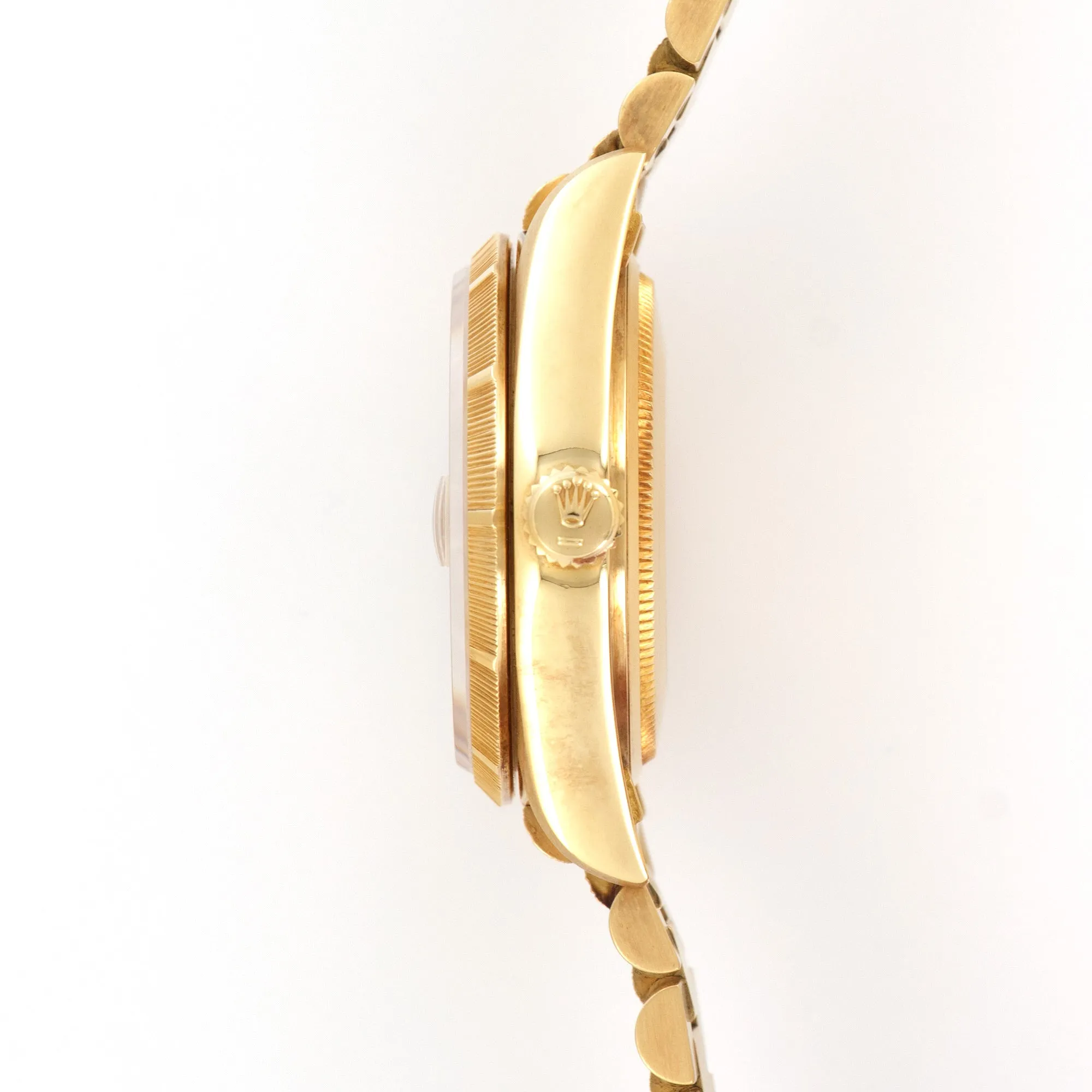 Rolex Yellow Gold Day-Date Bark Finish Watch Ref. 18078