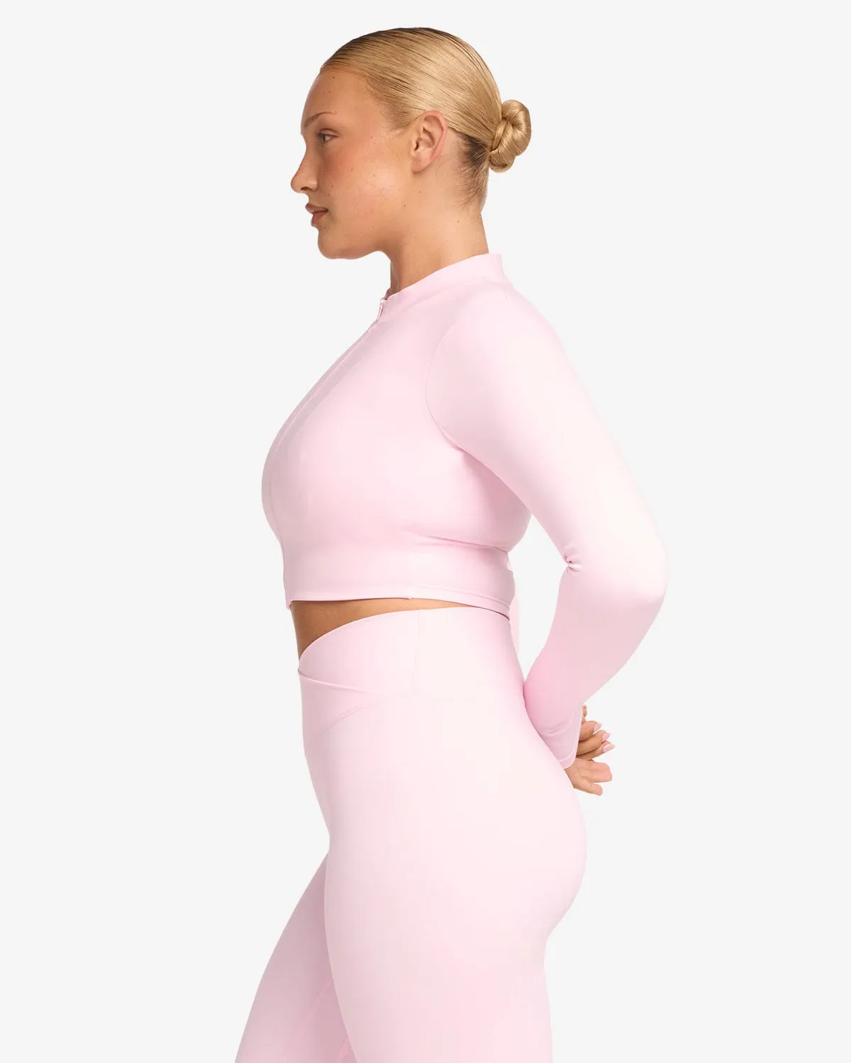 Serenity Sculpt Zip Jacket | Blossom