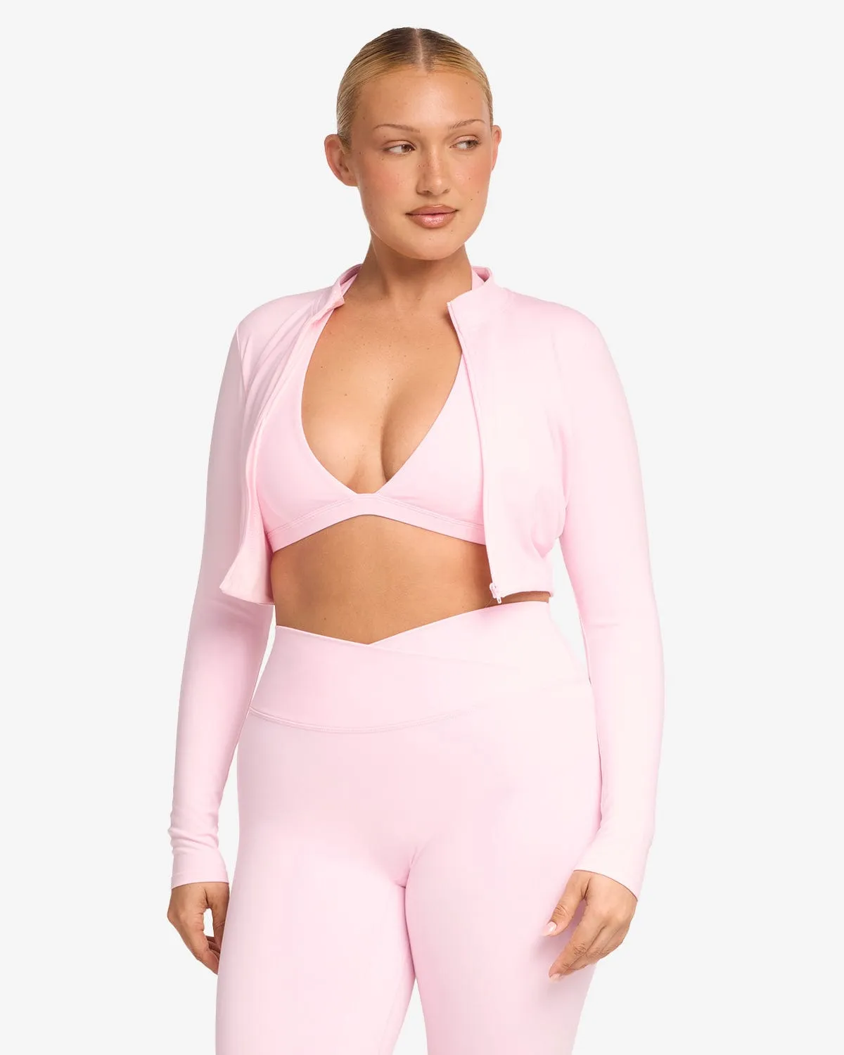 Serenity Sculpt Zip Jacket | Blossom