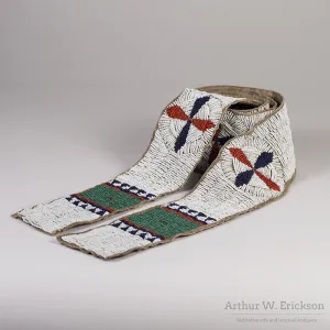 Sioux Beaded Blanket Strip