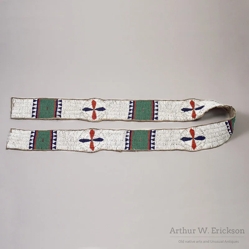 Sioux Beaded Blanket Strip