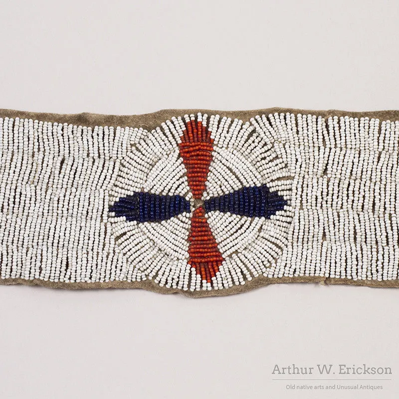 Sioux Beaded Blanket Strip